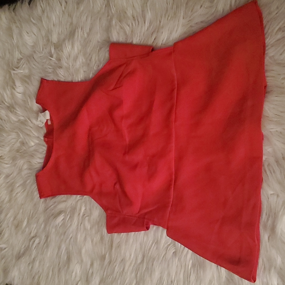~~H&M Red Peek-A-Boo Tank Top – Size 8 – New With Tags~~